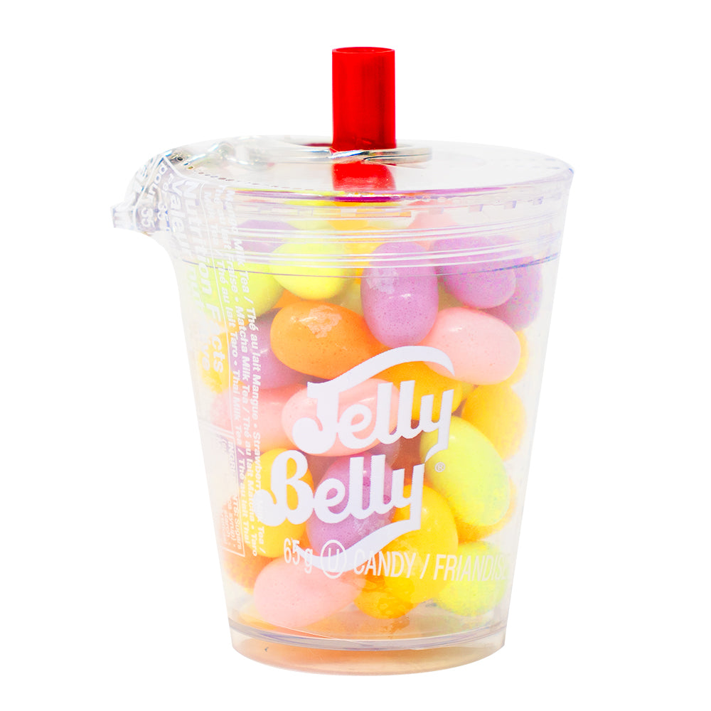 Jelly Belly Boba Milk Tea Cup Candy Keychain 65g - 12 Pack