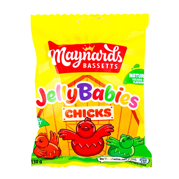 Maynards Bassetts Jelly Babies Chicks (UK) 130g - 10 Pack