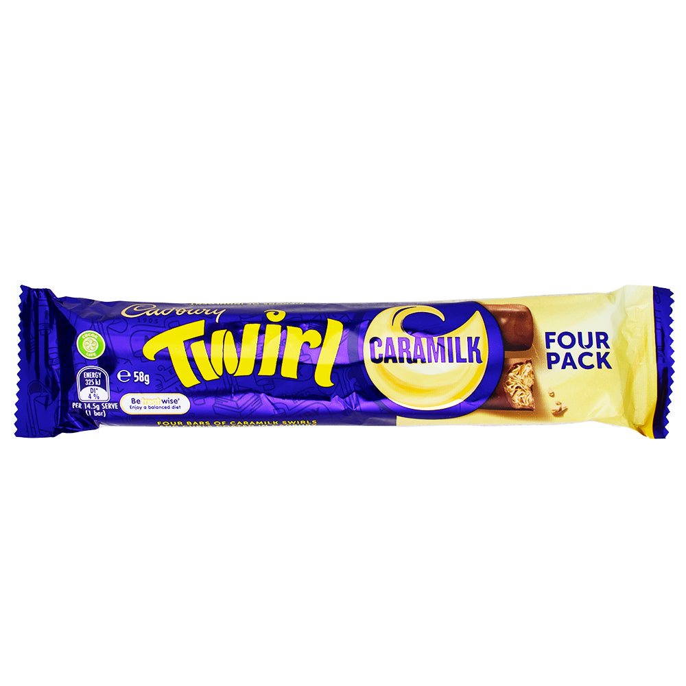 Australian Cadbury Twirl Caramilk 39g (Australia) - 4 Pack