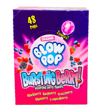 Charms Blow Pop Bursting Berry - 48 Lollipops