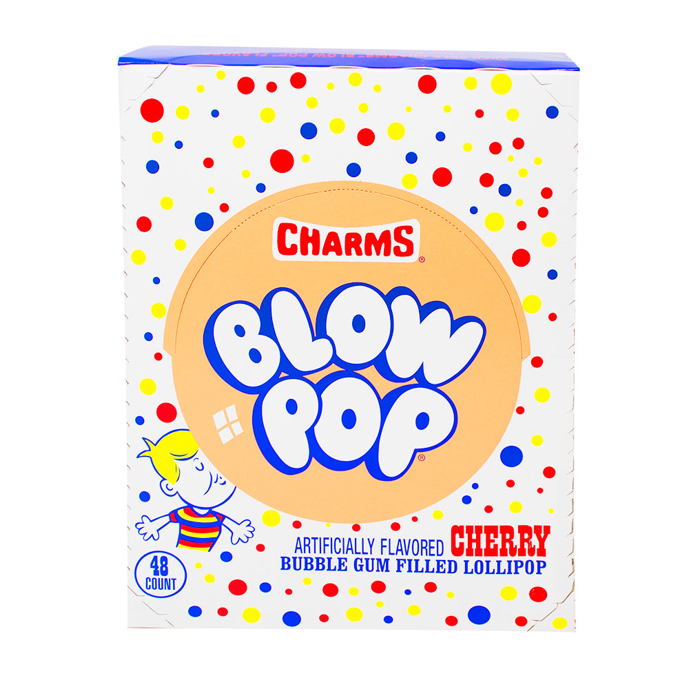 Charms Blow Pop Cherry - 48 Lollipops