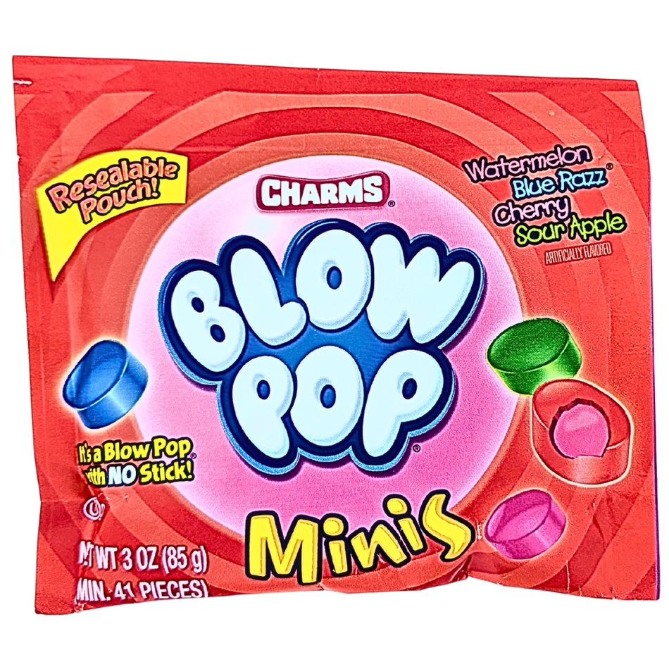 Charms Blow Pop Minis Pouch 85g - 12 Pack