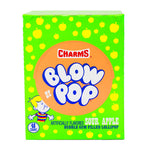 Charms Blow Pop Sour Apple - 48 Lollipops