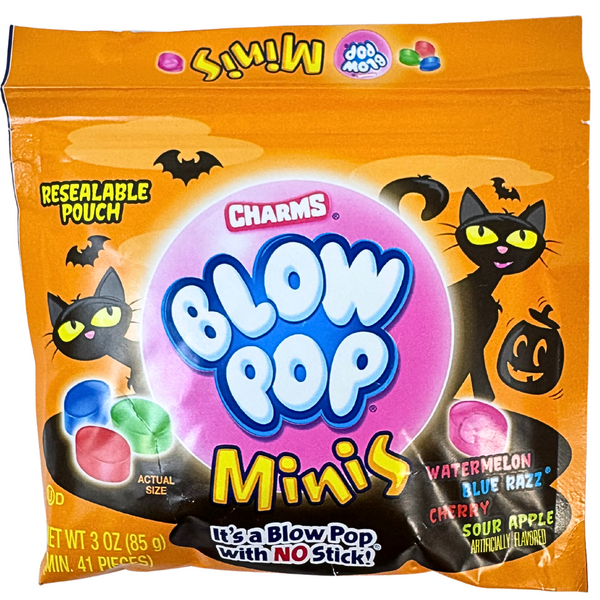 Charms Halloween Blow Pop Minis 3oz - 24 Pack