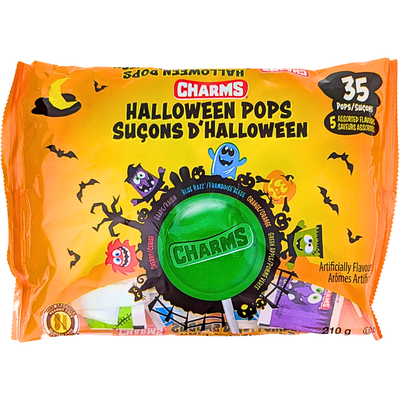Charms Halloween Pops 35 Pops 210g - 1 Bag