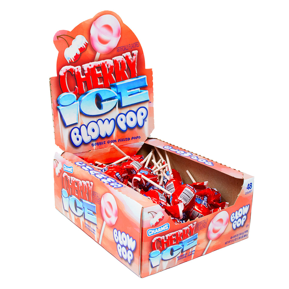 Charms Blow Pop Cherry Ice - 48 Lollipops