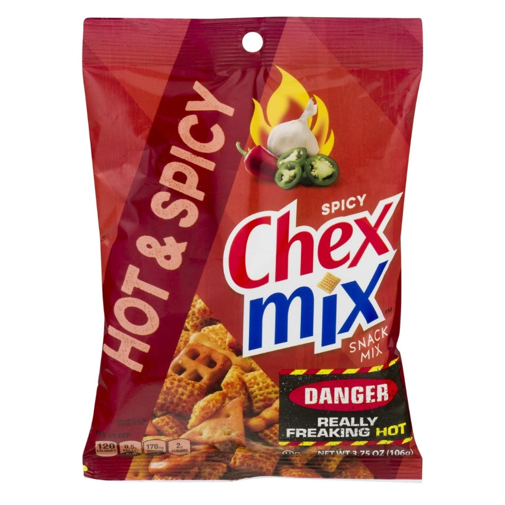Chex Mix Hot & Spicy 4.5oz - 8 Pack