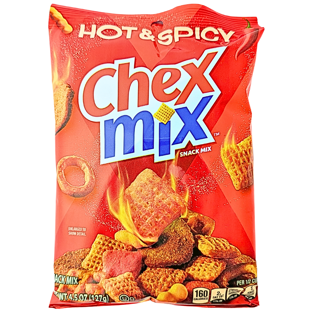 Chex Mix Hot & Spicy 4.5oz - 8 Pack