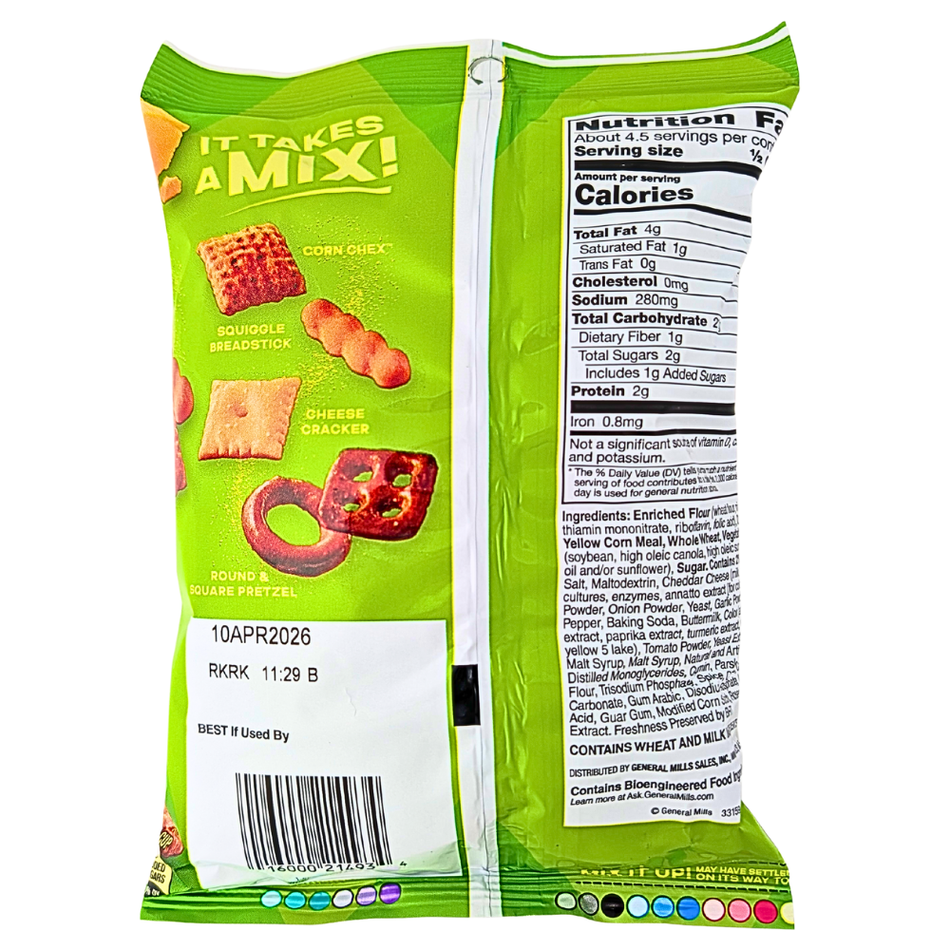 Chex Mix Jalapeno Cheddar 4.5oz - 8 Pack
