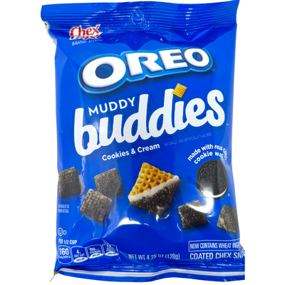 Chex Mix Muddy Buddies Cookies & Cream 4.25oz - 7 Pack