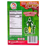 Christmas Elf Maple Syrup Candy Cane Card kit 150g - 12 Pack