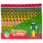 Christmas Elf Maple Syrup Jumbo Candy Cane 50g - 12 Pack