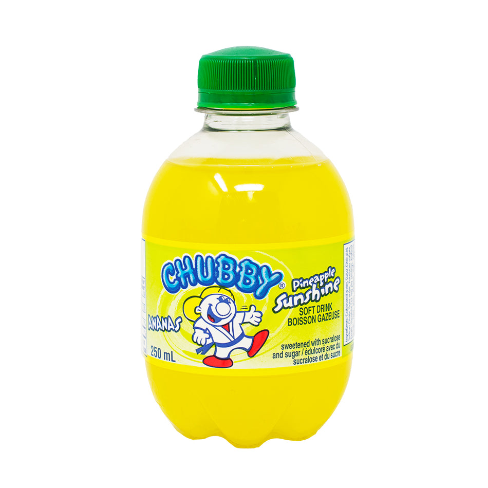 Chubby Soda Pineapple Sunshine 250mL - 24 Pack