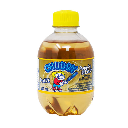 Chubby Poppin Pear Soda 250mL - 24 Pack