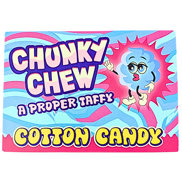 Chunky Chew Cotton Candy 100g (UK) - 12 Pack
