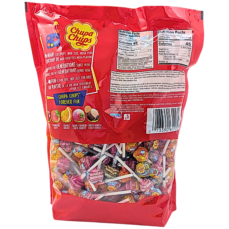 Chupa Chups 240ct Minis 1.44kg - 1 Bag