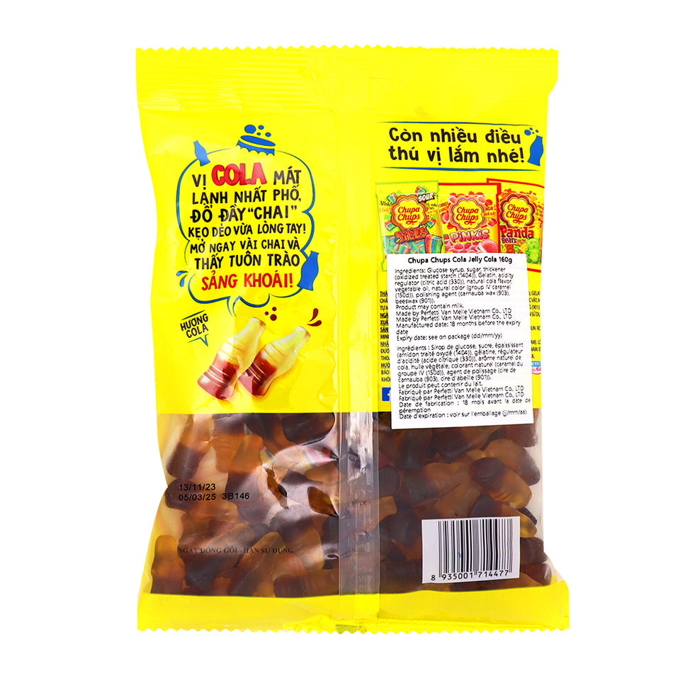 Chupa Chups Cola Gummy (Vietnam) 160g - 10 Pack  Nutrition Facts Ingredients
