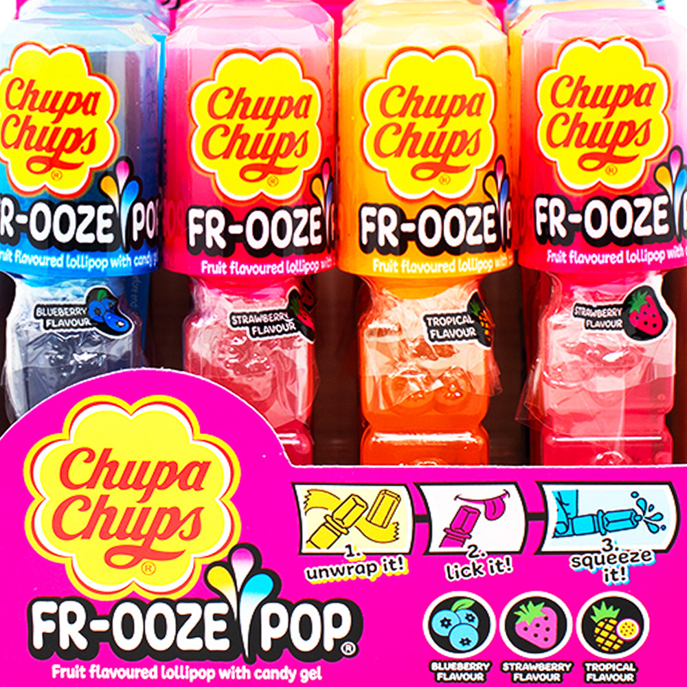 Chupa Chups Fr-Ooze Pop 26g - 12 Pack