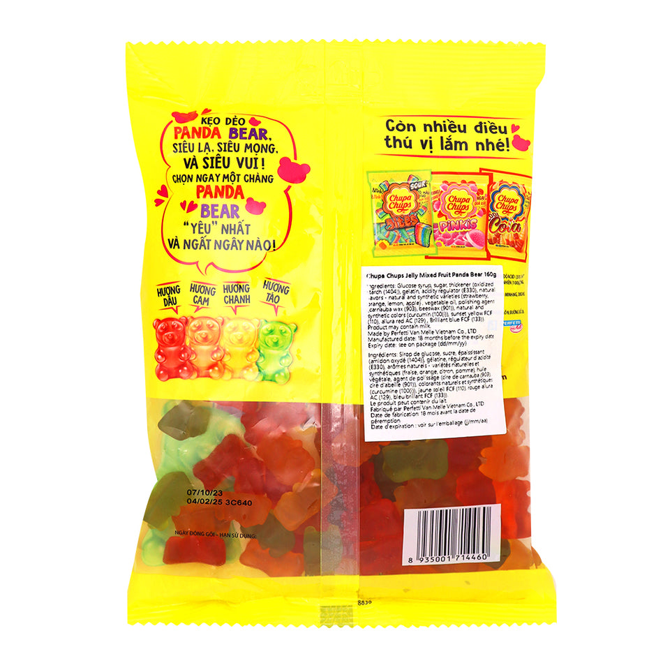 Chupa Chups Panda Bears (Vietnam) 160g - 10 Pack  Nutrition Facts Ingredients
