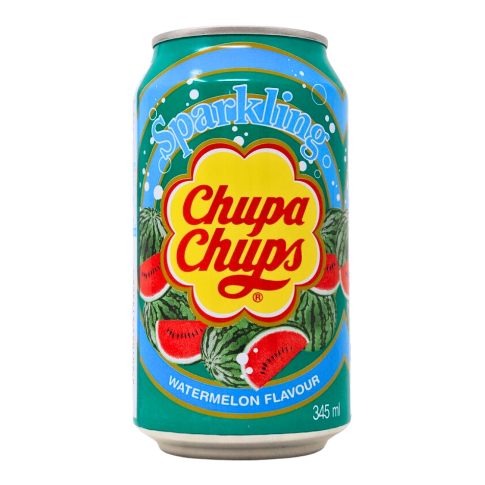Chupa Chups Sparkling Watermelon 345mL-24 Pack - Soda Pop