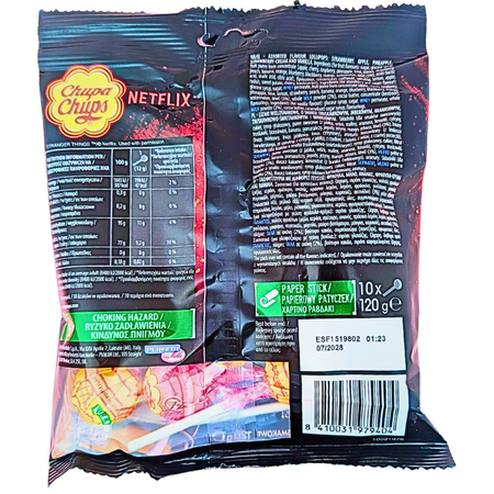 Chupa Chups Stranger Things 5 Flavours 120g - 12 Pack