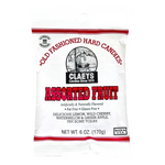 Claeys Assorted Fruit Old Fashioned Hard Candies 6oz - 24 Pack