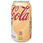 Coca Cola Holiday Creamy Vanilla Zero Sugar 355mL - 12 Cans
