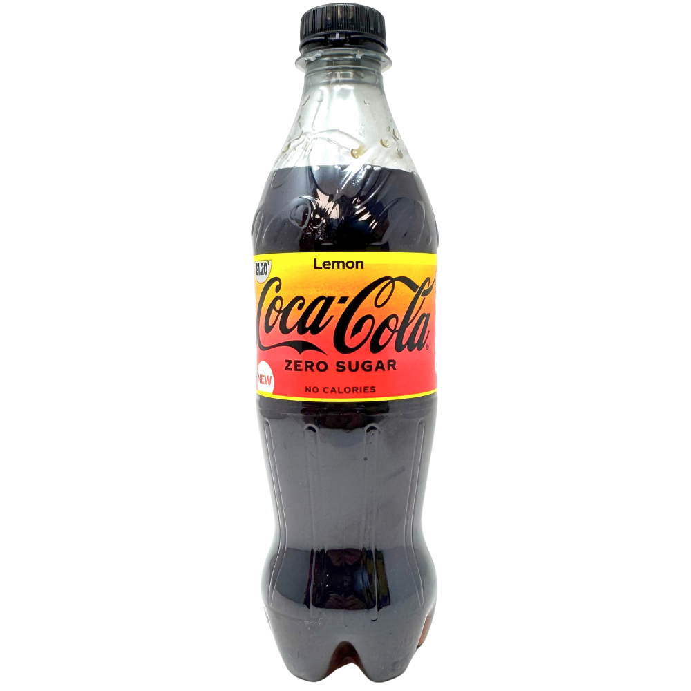 Coca Cola Lemon Zero Sugar 550mL (UK) - 12 Pack