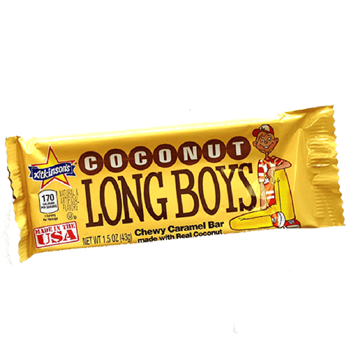 Coconut Long Boys 1.5oz -  24 Pack - 1950s Candy
