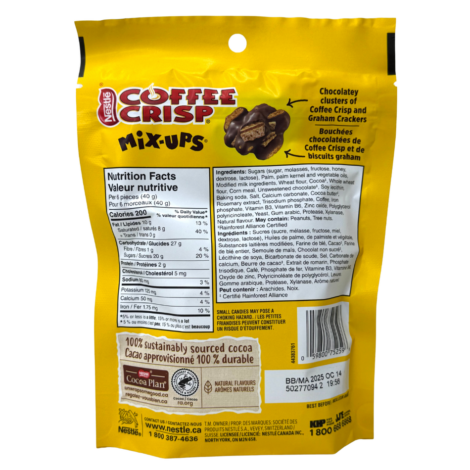 Coffee Crisp Cluster 110g - 12 Pack