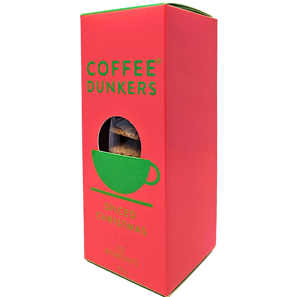 Coffee Dunkers Spiced Christmas Biscuits 150g (UK) - 12 Pack