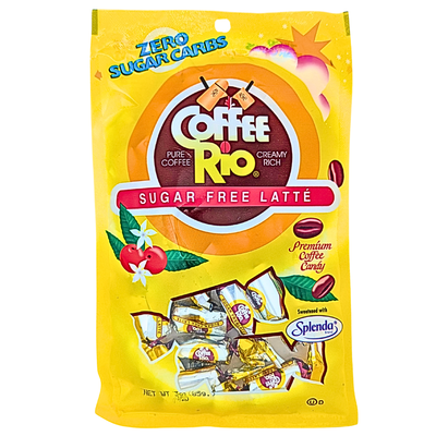 Coffee Rio Sugar Free Latte Candy 3oz - 12 Pack