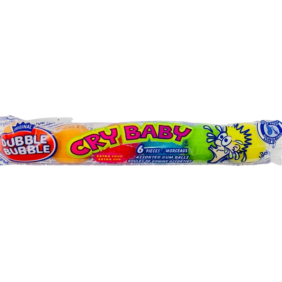 Cry Baby Extra Sour Gumballs Tube 36g - 36 Pack
