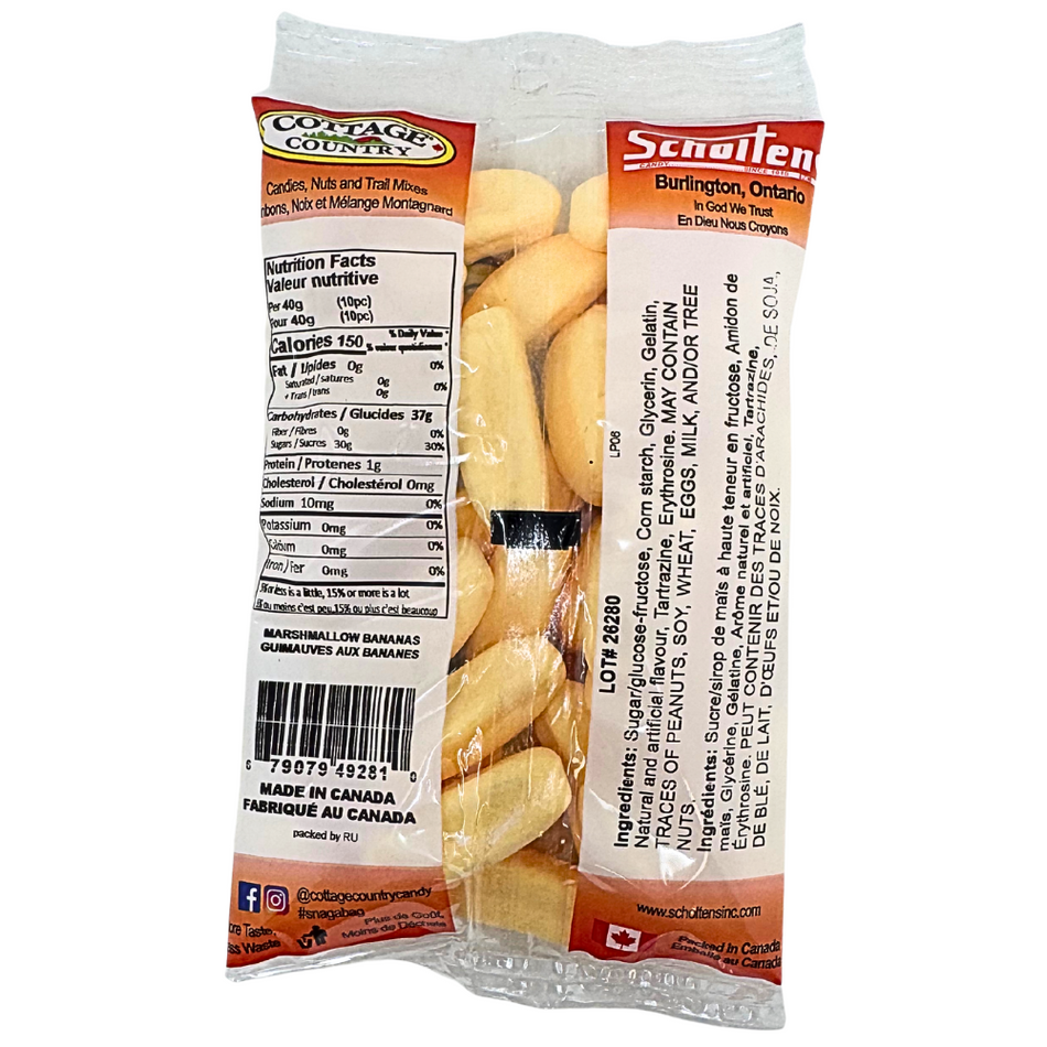 Cottage Country Marshmallow Bananas 100g - 20 Pack