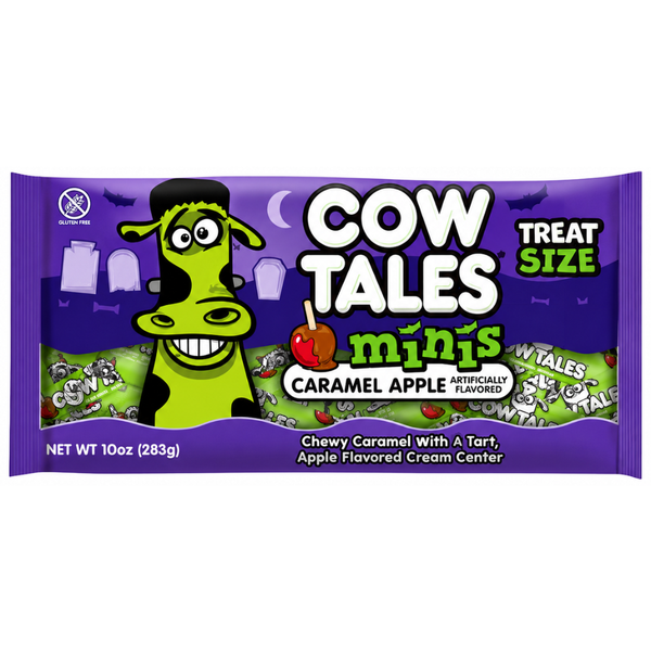 Cow Tales Minis Caramel Apple Halloween 10oz - 12 Pack