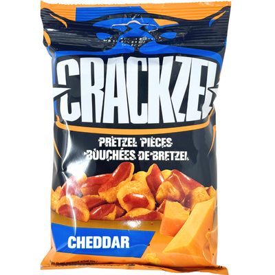 Crackzel Cheddar Pretzel Pieces 85g - 24 Pack