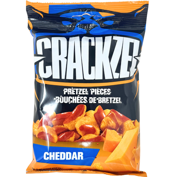 Crackzel Cheddar Pretzel Pieces 85g - 24 Pack