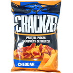Crackzel Cheddar Pretzel Pieces 85g - 24 Pack