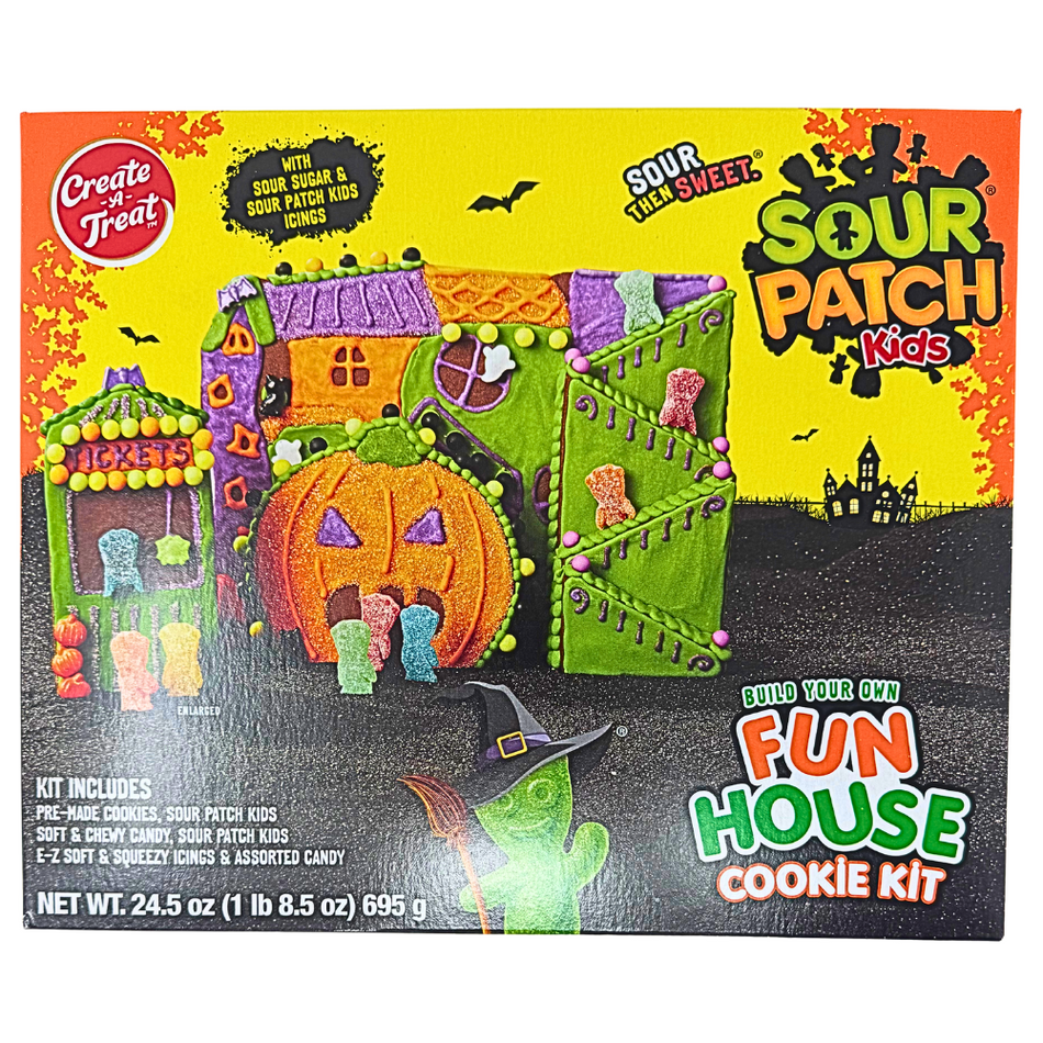 Create-A-Treat Sour Patch Kids Fun House Cookie Kit 24.5oz - 7 Pack