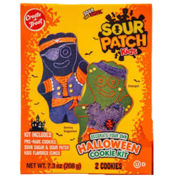 Create-A-Treat Sour Patch KIds Halloween Cookie Kit 7.3oz - 8 Pack