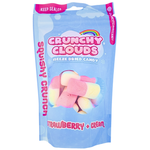 Crunchy Clouds Squashies Strawberry & Cream 50g (UK) - 10 Pack