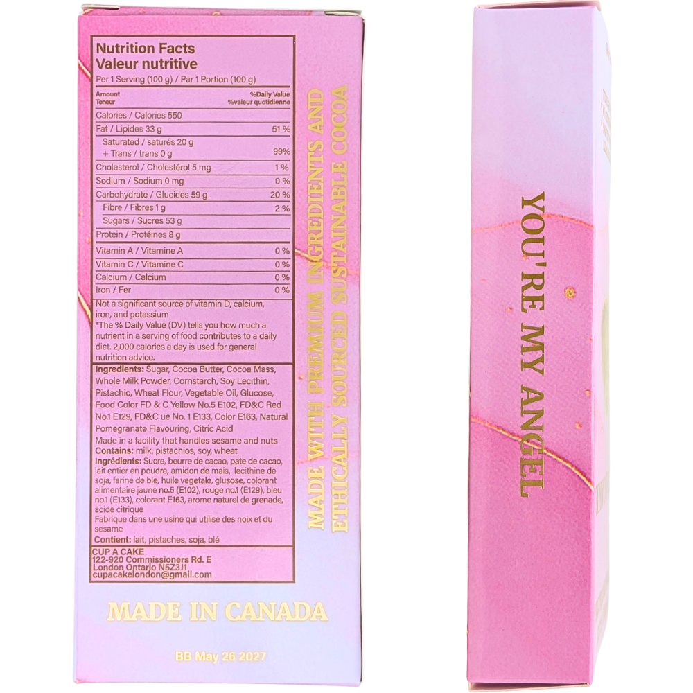 Cup A Cake Angel Floss Dubai Chocolate 100g - 10 Pack