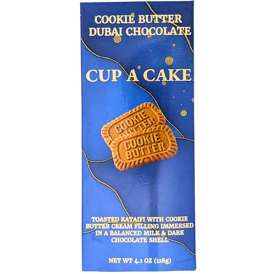 Cup A Cake Cookie Butter Dubai Chocolate 118g - 10 Pack