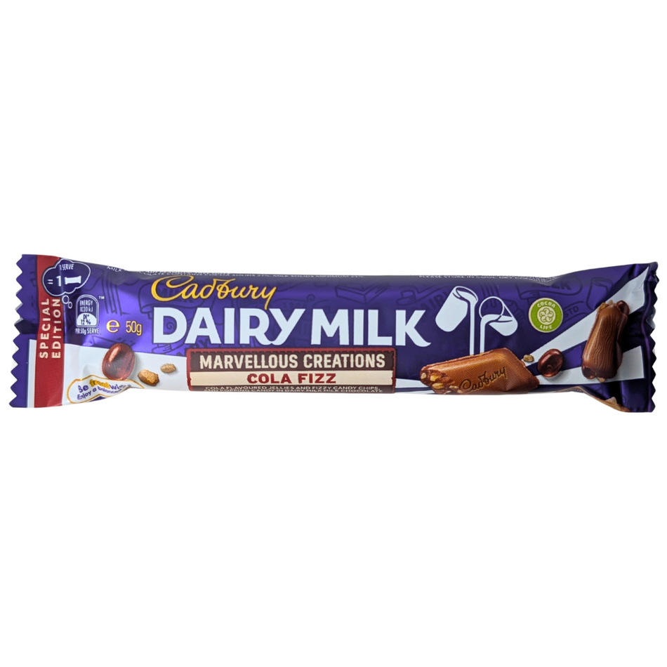 Dairy Milk Marvelous Creations Cola Fizz 50g (Australia) - 48 Pack