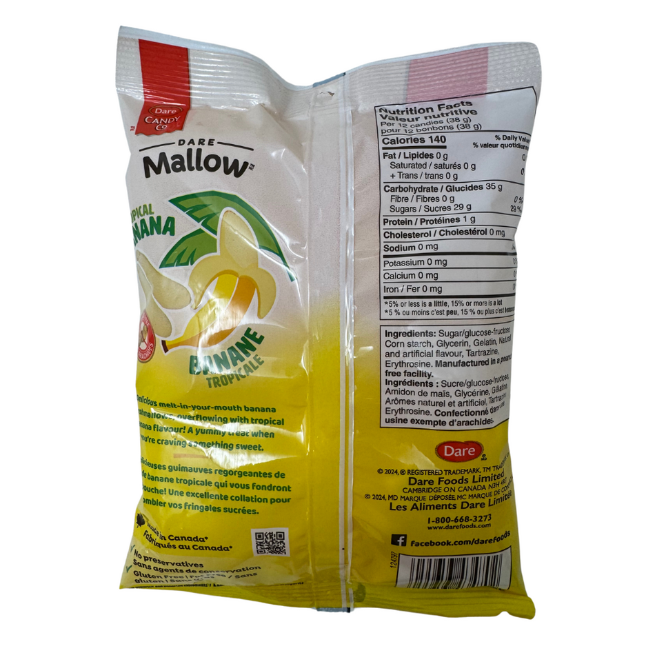 Dare Real Mallow Banana Marshmallows 170g - 12 Pack