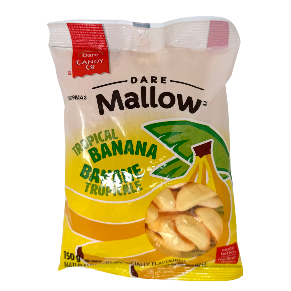 Dare Real Mallow Banana Marshmallows 170g - 12 Pack