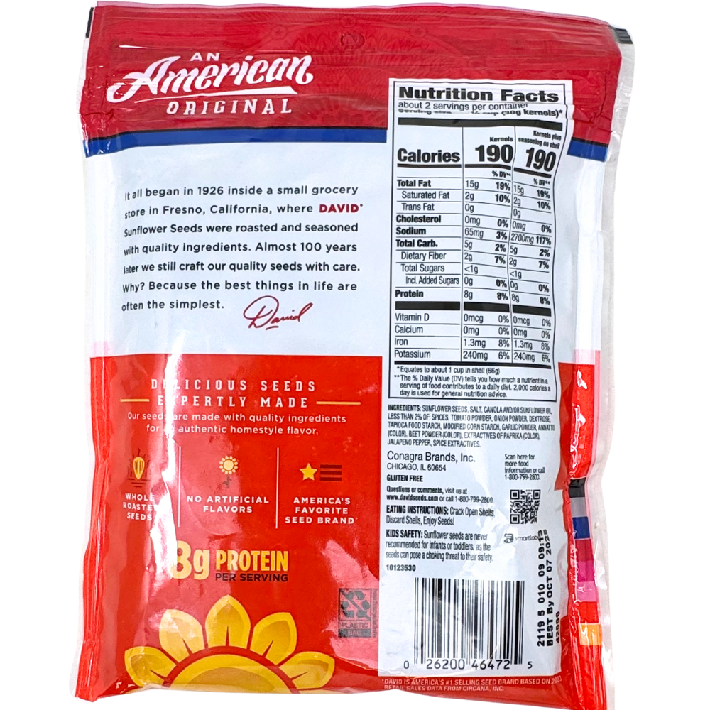 DAVID Jalapeño Hot Salsa Jumbo 149g - 12 Pack