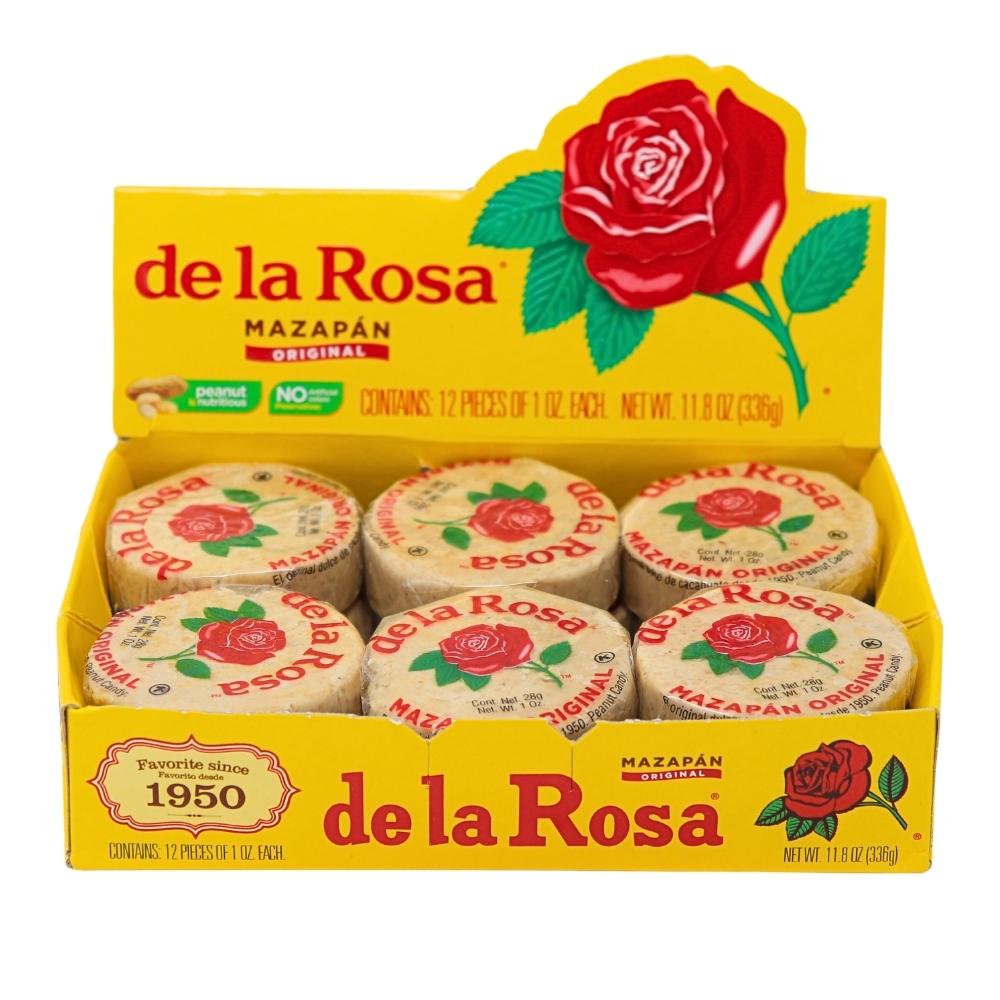 De La Rosa Marzipan Peanut Candy 28g (Mexico) - 12 Pack