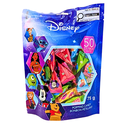 Disney Popping Candy 50ct 75g - 1 Bag