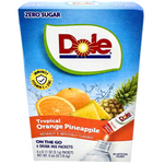 Dole Singles To Go Zero Sugar - Tropical Orange Pineapple 18.6g - 12 Pack